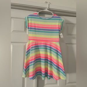 NWT Little girls Arizona bright rainbow dress